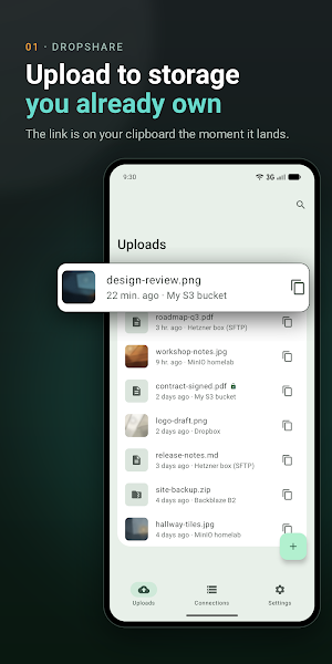 Dropshare - File Sharing Tool Screenshot 0