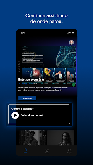 Questões em Cardiologia Cursos Screenshot 2