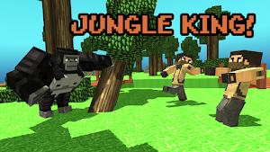 Blocky Wild Park: Gorilla Bash Screenshot 0
