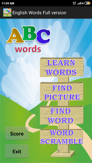 Kids English Words Vocabulary Screenshot 0
