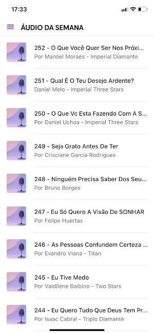 Áudio da Semana Hinode Screenshot 1