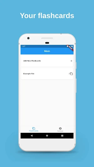 Flashcards from text file Screenshot 0