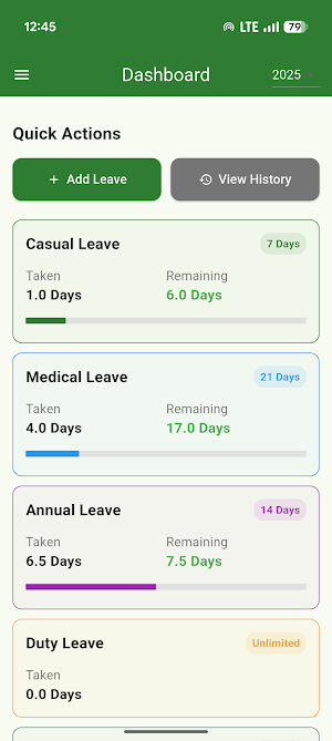 SL Leave Sheet Screenshot 0
