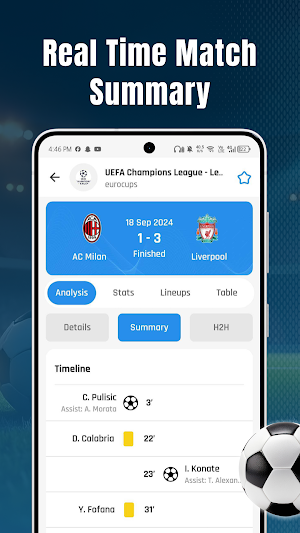 Live Scores - Soccer App Screenshot 3