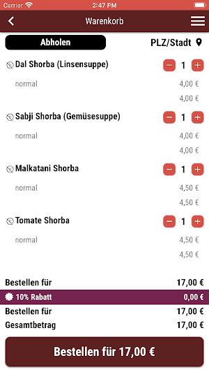 Maharaja Eichstätt Screenshot 1