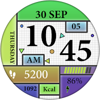 Sky geometry Watchface