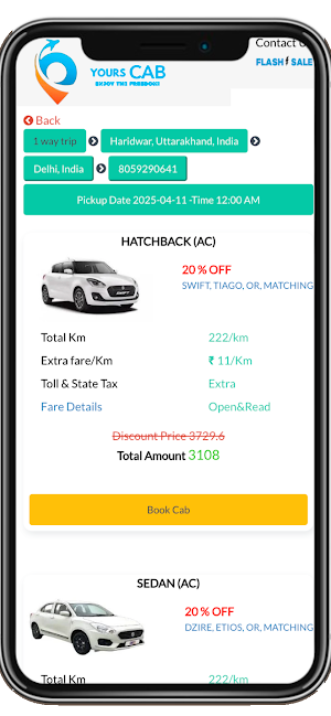 Yours Cab Screenshot 3