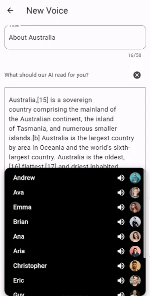 Text to Natural Speech: TTS Screenshot 0