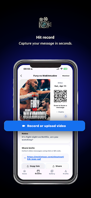 ShoutOut! Moments & Events Screenshot 2