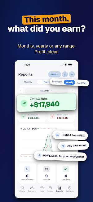 DueTab: Cash Book & Job Done Screenshot 2