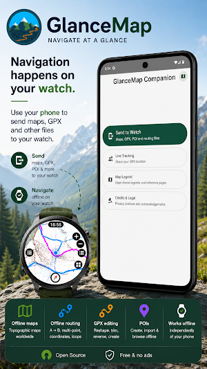 GlanceMap - Offline Trails Screenshot 0