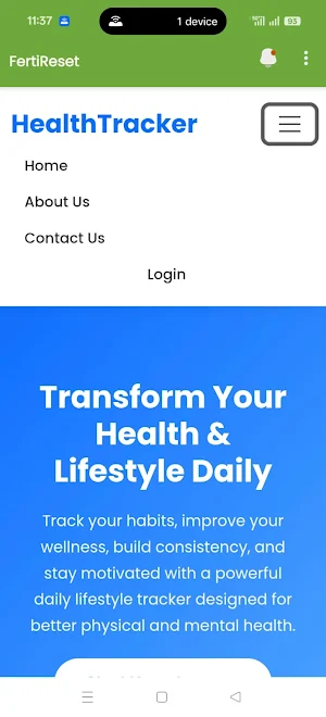 FertiReset Screenshot 1