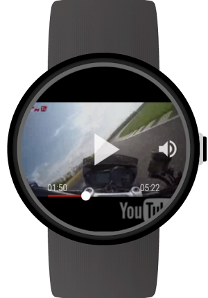 Video Player for YouTube on Wear OS smartwatches Screenshot 0