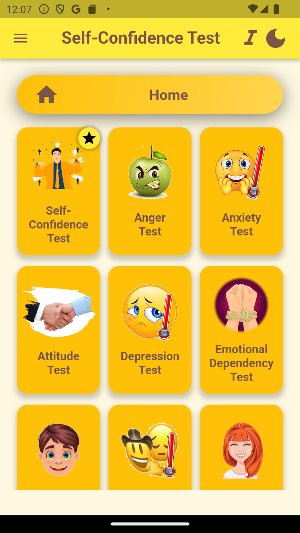 Self-Confidence Test Screenshot 0