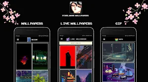 Pixelwave Wallpapers 🌊(Live Walls & Pixel Editor) Screenshot 0