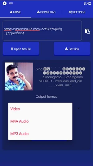 Mp3 Downloader for Smule Screenshot 3
