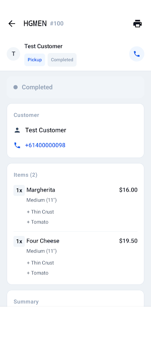 Restaurant Merchant Screenshot 2
