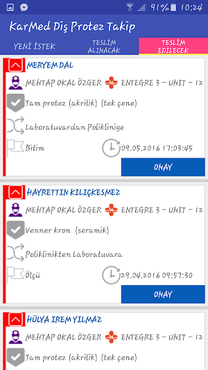 Diş Protez Takip Screenshot 2