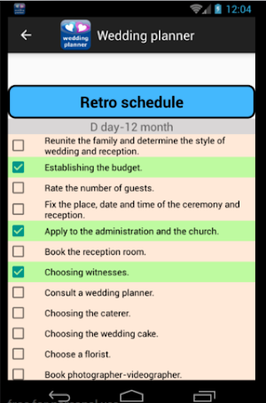 wedding planner Screenshot 3