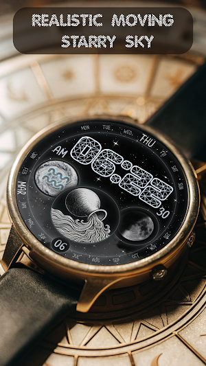 AQUARIUS: Zodiac Watch Face Screenshot 1