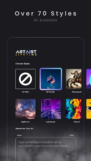 Artaist - Generate AI Art Screenshot 1