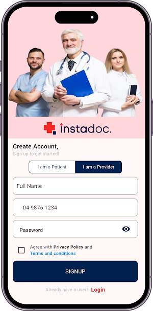 instaDoc Screenshot 0