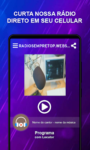 radiosempretop.websitenoar.net Screenshot 1