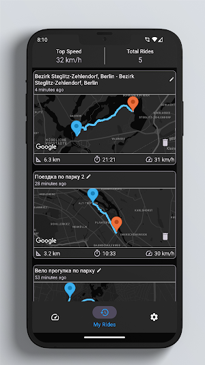 GPS Speedometer for Bike Screenshot 1