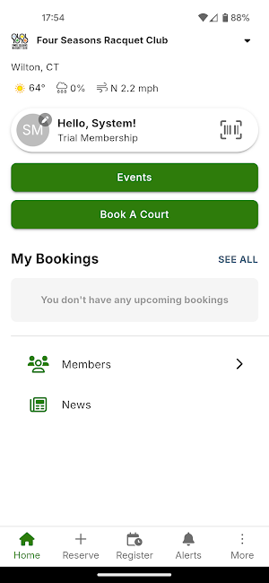 4 Seasons Tennis Club Screenshot 1