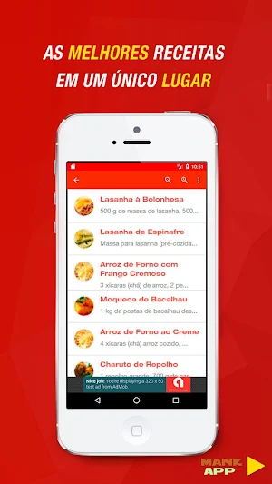 Receitas de Domingo Screenshot 0