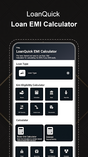 LoanQuick-Loan EMI Calculator Screenshot 1