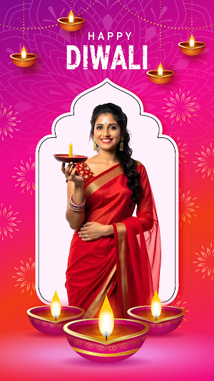 Happy Diwali Photo Frame Screenshot 2