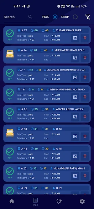 BigYellowBus Pro Admin Screenshot 2