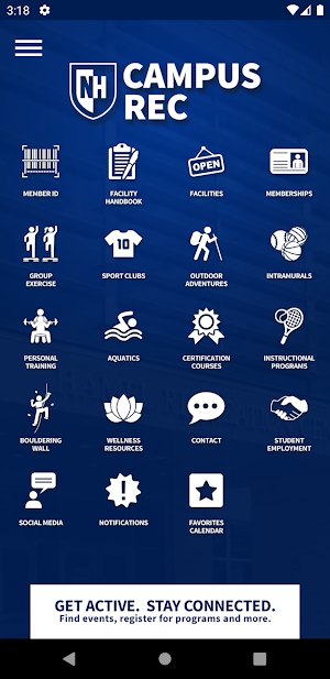 UNH Campus Recreation Screenshot 0