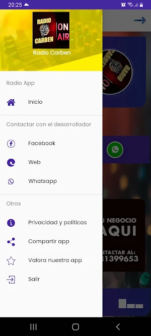 Radio Carben Screenshot 2
