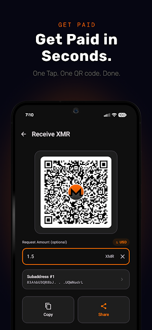 Monero One Screenshot 2