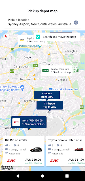 CarHire We compare car rental Screenshot 3