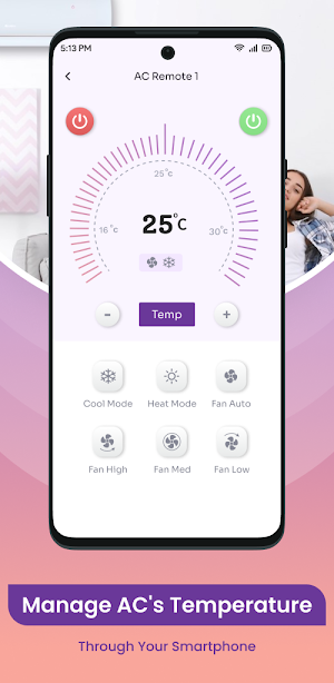Smart AC Remote for Singer Screenshot 3
