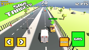 Crazy Road: Ambulance Screenshot 1
