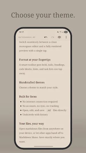 Markdown Mono Screenshot 2