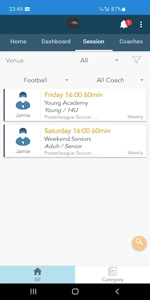 J Mac Coaching Screenshot 2