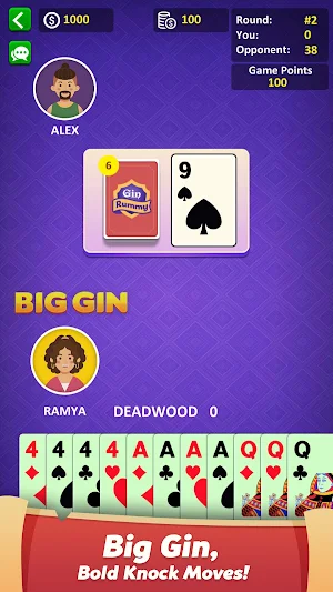 Gin Rummy Screenshot 1