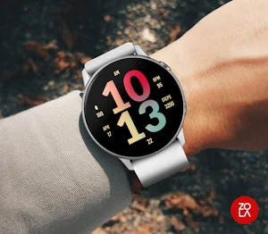 Big Tropical Dusk Watch Face Screenshot 2