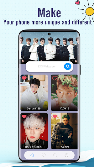 Kpop Idol EXO Wallpaper Design Screenshot 1