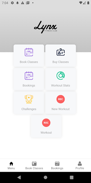 Lynx Fitness Club Screenshot 1