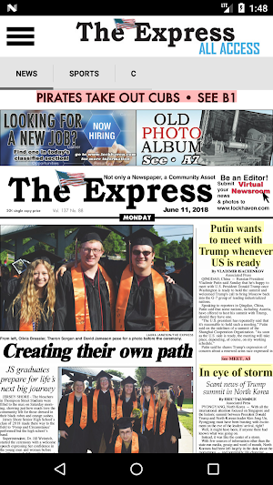 The Express All Access Screenshot 1