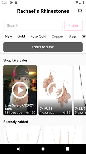 Rachael's Rhinestones Screenshot 1