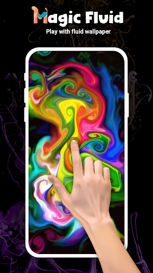 Magic Fluid- 4D Live Wallpaper Screenshot 3