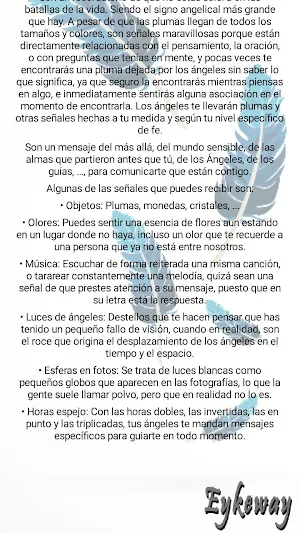 Significado plumas por color Screenshot 1