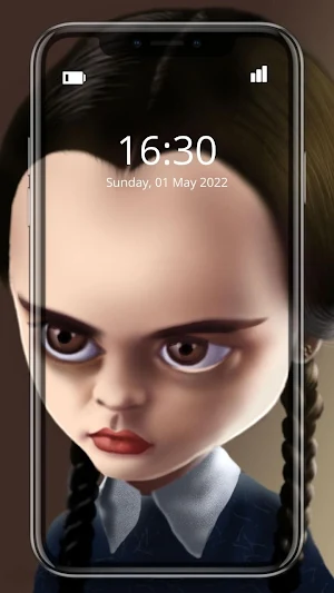 Wednesday Addams Sticker WA Screenshot 2
